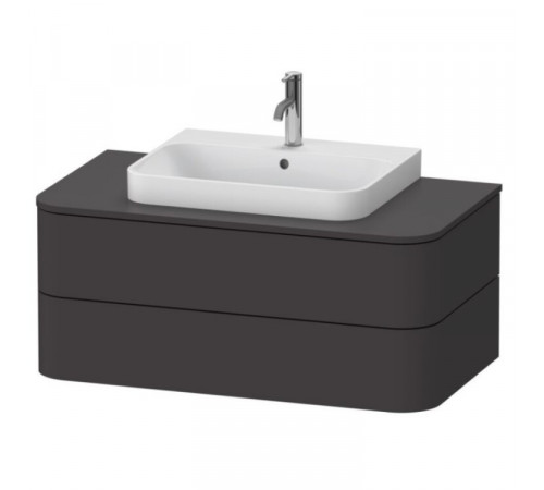Тумба под раковину, Duravit, Happy D.2 Plus, шгв 1000*550*408, раковина-необходимо заказать, цвет-графит суперматовый
