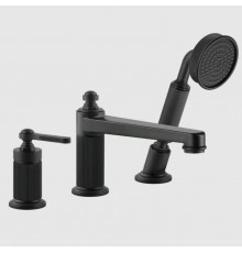 Смеситель для ванны и душа, Gessi, VENTI20, цвет-черный матовый