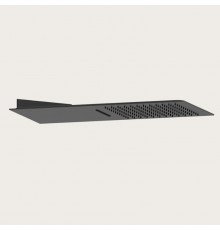 Душевая система, Gessi, Tremillimetri, 300*300, цвет-черный матовый