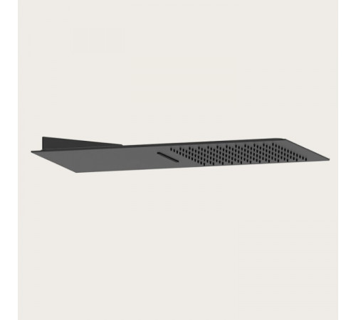 Душевая система, Gessi, Tremillimetri, 300*300, цвет-черный матовый