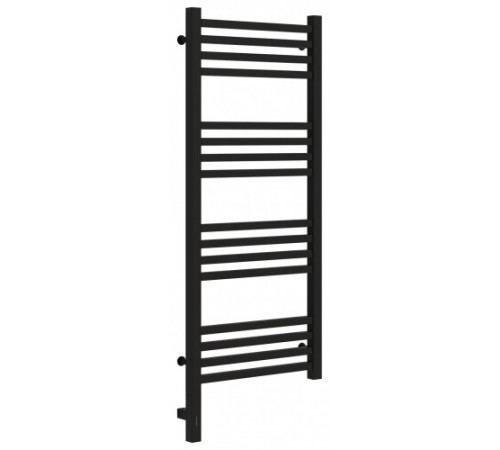 Полотенцесушитель, Сунержа, Модус 3.0, шгв 430*75*1120, нижнее слева, МЭМ, цвет-черный матовый