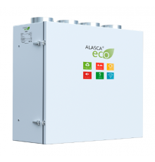 ECO V300EC E, Вентиляционная установка Alasca ECO приточно-вытяжная с энтальпийным пластинчатым рекуператором