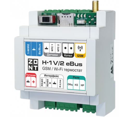 Блок дистанционного управления котлом GSM-Climate ZONT H-1V/2 eBUS