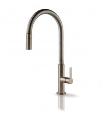 Смеситель для кухни, Gessi, Mesh, цвет-Finox Brushed Nickel