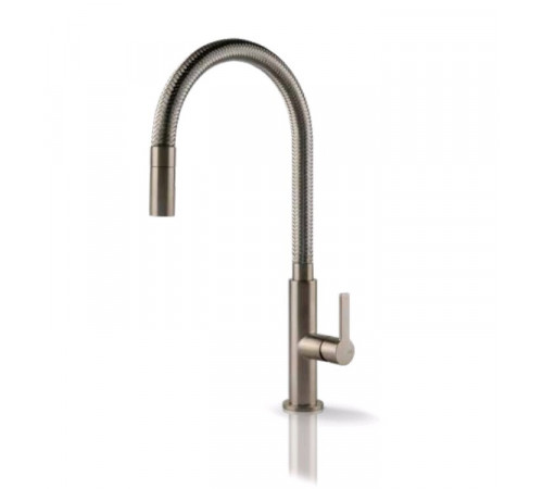Смеситель для кухни, Gessi, Mesh, цвет-Finox Brushed Nickel