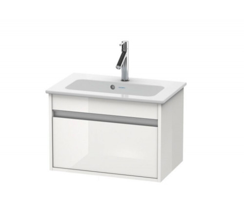 Тумба под раковину, Duravit, Ketho, шгв 600*385*410, раковина-необходимо заказать, цвет-белый глянцевый