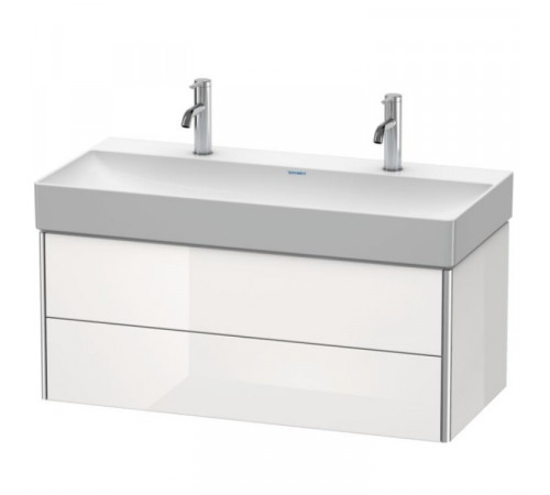 Тумба под раковину, Duravit, XSquare, шгв 984*460*397, раковина-необходимо заказать, цвет-белый