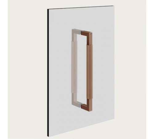 Ручка двойная, Gessi, Shower G Rigato, 300мм, цвет-Copper Brushed PVD