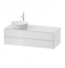 Тумба под раковину, Duravit, White Tulip, левосторонняя, шгв 1300*550*408, раковина-необходимо заказать, цвет-белый