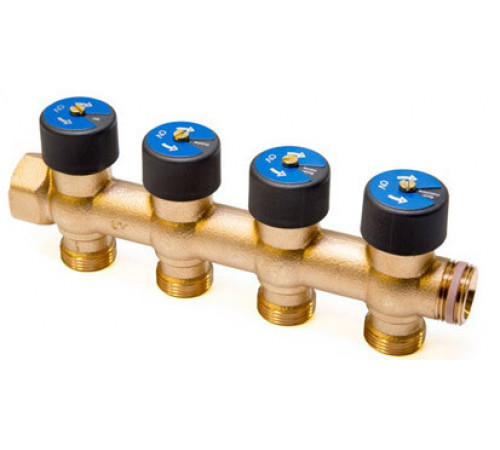 Гребёнка, 3/4", Multidis R 2, выход-3/4", бронза, с самоуплотнением, без мёртвых зон в корпусе, крепеж арт 4200571