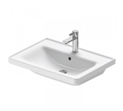 Раковина, Duravit, D-Neo, шгв 650*480*165, отверстия для смесителя-1, цвет-белый