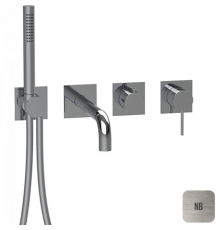 Смеситель для ванны и душа, Almar, Water Control Modular, цвет-никель брашированный (Товар заказной, возврату не подлежит)