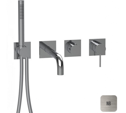Смеситель для ванны и душа, Almar, Water Control Modular, цвет-никель брашированный (Товар заказной, возврату не подлежит)