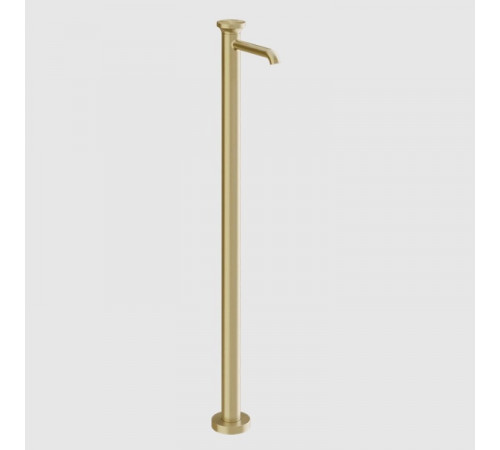 Смеситель для ванны, Gessi, Origini, напольный, цвет-Brushed Brass PVD