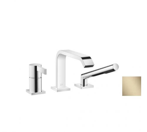 Смеситель для ванны и душа, Dornbracht, Imo, цвет-Light Gold сатинированный