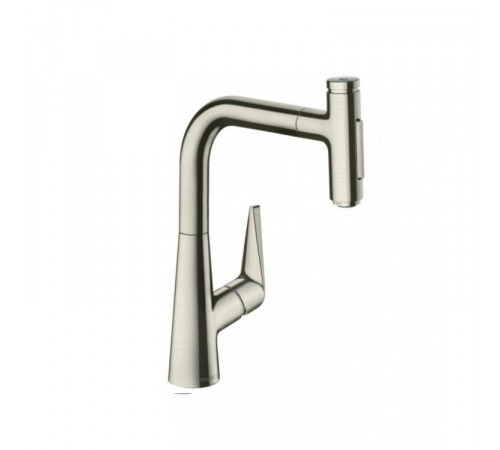 Смеситель для кухни, Hansgrohe, Talis Select M51, цвет-сталь