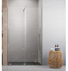 Дверь, Radaway, Furo DWJ, шв 572*2000, петли-справа, никель брашированный, цвет стекла-прозрачный, Easy Clean