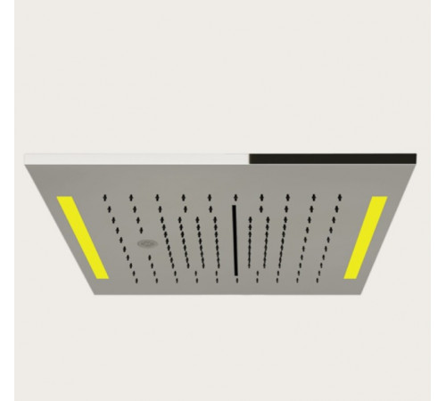 Душевая система, Gessi, Colour, 350*350, цвет-Mirror Steel