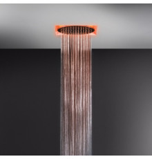 Душевая система, Gessi, Afilo, 350*350, цвет-белый матовый