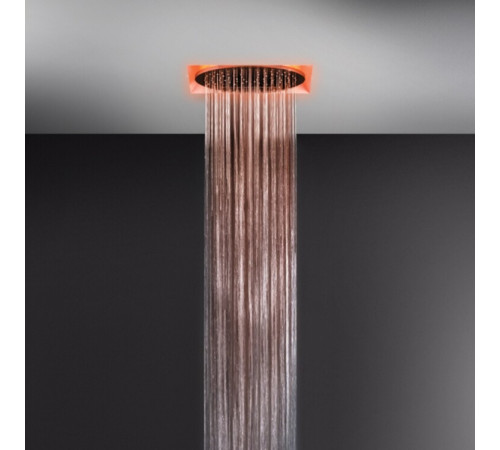 Душевая система, Gessi, Afilo, 350*350, цвет-белый матовый