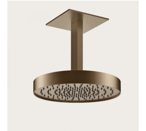 Верхний душ, Gessi, 300*300, цвет-Copper Brushed PVD
