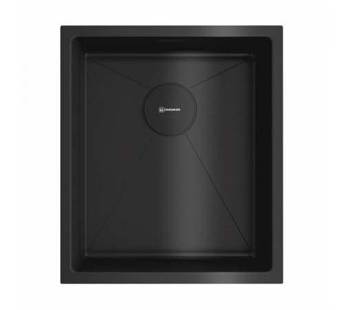 Мойка, OMOIKIRI, TAKI, шгв 380*440*200, отверстия для смесителя-отсутствуют, цвет-графит