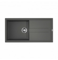 Мойка, OMOIKIRI, Tedori, шгв 1000*510*200, отверстия для смесителя-2 промаркированных, цвет-платина