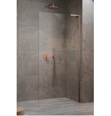 Душевая перегородка, Radaway, Modo SL II, шв 1000*2000, левосторонняя, цвет фурнитуры-медь брашированная, цвет стекла-прозрачный, Easy Clean