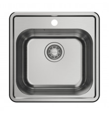 Мойка, OMOIKIRI, Notoro 48-IN, шгв 485*485*180, отверстия для смесителя-1, цвет-нержавеющая сталь