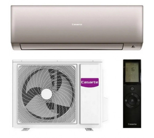 CAS25CX1/R3-G / 1U25CX1/R3, Сплит-система, Casarte, ELETTO, inverter, цвет шампань матовый