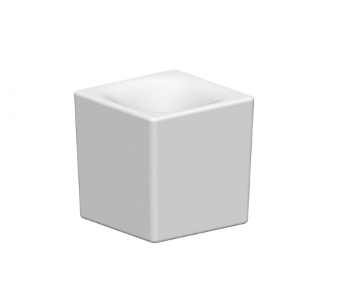 Раковина, Scarabeo, CUBE, шгв 240*240*240, отверстия для смесителя-отсутствуют, цвет-белый