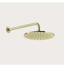 Верхний душ, Gessi, Inciso, 300*300, цвет-Brass PVD