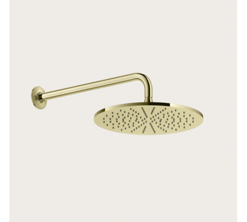 Верхний душ, Gessi, Inciso, 300*300, цвет-Brass PVD