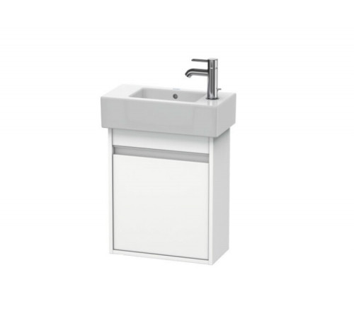 Тумба под раковину, Duravit, Ketho, шгв 450*225*550, петли-справа, раковина-необходимо заказать, цвет-белый матовый