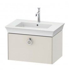 Тумба под раковину, Duravit, White Tulip, шгв 684*458*410, раковина-необходимо заказать, цвет-cкандинавский белый шелковисто-матовый