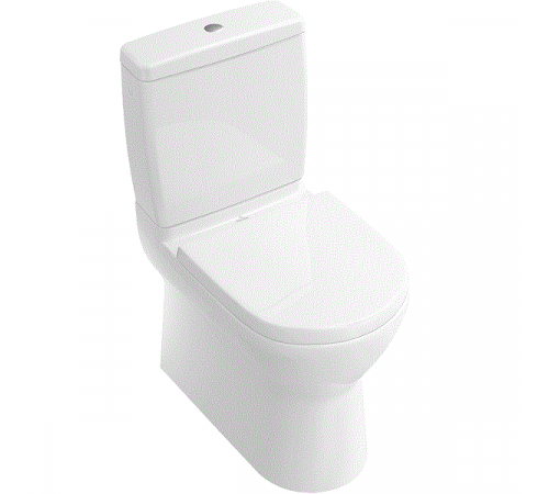 Унитаз, Villeroy&Boch, O'Novo, напольный, шгв 360*655*400, CeramicPlus, цвет-альпийский белый