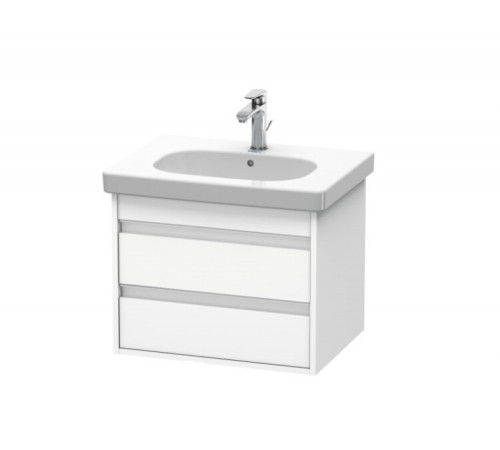 Тумба под раковину, Duravit, Ketho, шгв 600*455*480, раковина-необходимо заказать, цвет-белый матовый
