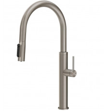 Смеситель для кухни, Gessi, Flessa, цвет-Steel Brushed