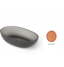 Раковина, DEA Design, Countertop basin, шгв 600*360*140, отверстия для смесителя-отсутствуют, цвет-Sunset (Товар заказной, возврату не подлежит)