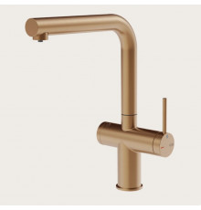 Смеситель для кухни, Gessi, Inedito Filtered, цвет-Warm Bronze Brushed PVD