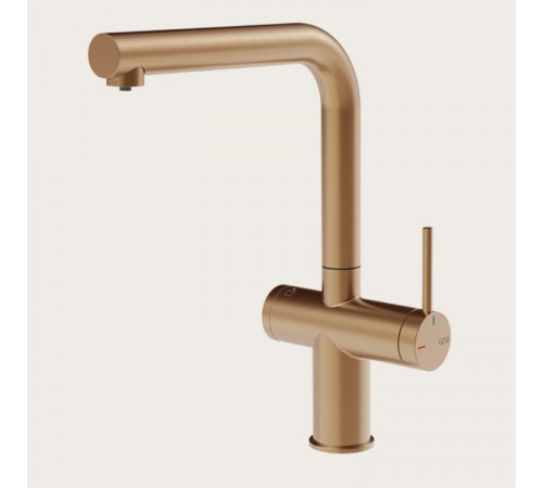 Смеситель для кухни, Gessi, Inedito Filtered, цвет-Warm Bronze Brushed PVD