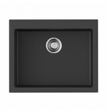 Мойка, OMOIKIRI, Bosen, шгв 610*500*210, отверстия для смесителя-3 промаркированных, цвет-черный