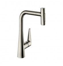Смеситель для кухни, Hansgrohe, Talis Select M51, цвет-сталь