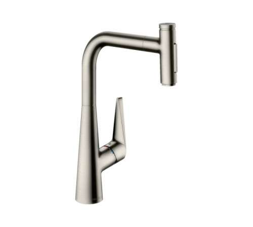 Смеситель для кухни, Hansgrohe, Talis Select M51, цвет-сталь