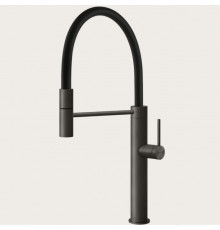 Смеситель для кухни, Gessi, 316 Flessa, цвет-Black Metal Brushed PVD