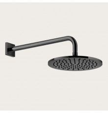 Верхний душ, Gessi, Rilievo, 250*250, цвет-Black Metal PVD