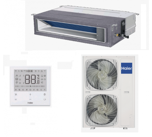 AD160S2SM9FA / 1U160S2SP2FB, Сплит-система, Haier, Super Match Plus, канальная
