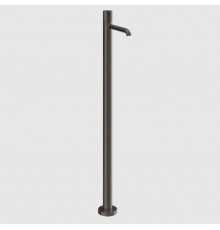 Смеситель для ванны, Gessi, Habito Cesello, напольный, цвет-Black Metal Brushed PVD