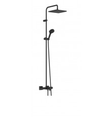 Душевая стойка, Hansgrohe, Vernis Shape, цвет-черный матовый