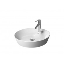 Раковина, Duravit, Cape Cod, шгв 480*480*100, отверстия для смесителя-1, цвет-белый сатин матовый